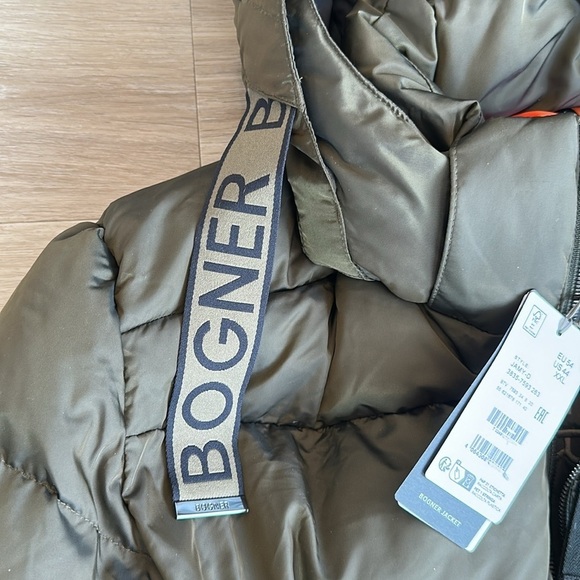 Bogner Men's Olive Puffer Jacket - Picture 7 of 11